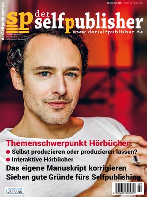 cover image of der selfpublisher 22, 2-2021, Heft 22, Juni 2021